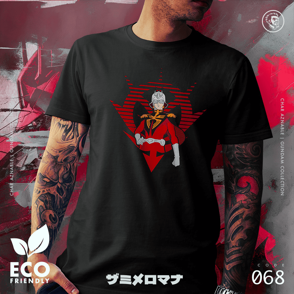 Eco Tshirt | Char Logo <i class="fa fa-leaf" style="color:#02b620;"></i>