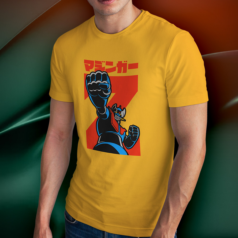 Eco Tshirt | Mazinger Z Jap <i class="fa fa-leaf" style="color:#02b620;"></i> - Image 3