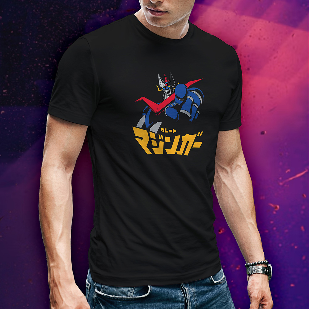 Eco Tshirt | Great Mazinger Finger <i class="fa fa-leaf" style="color:#02b620;"></i> - Image 2