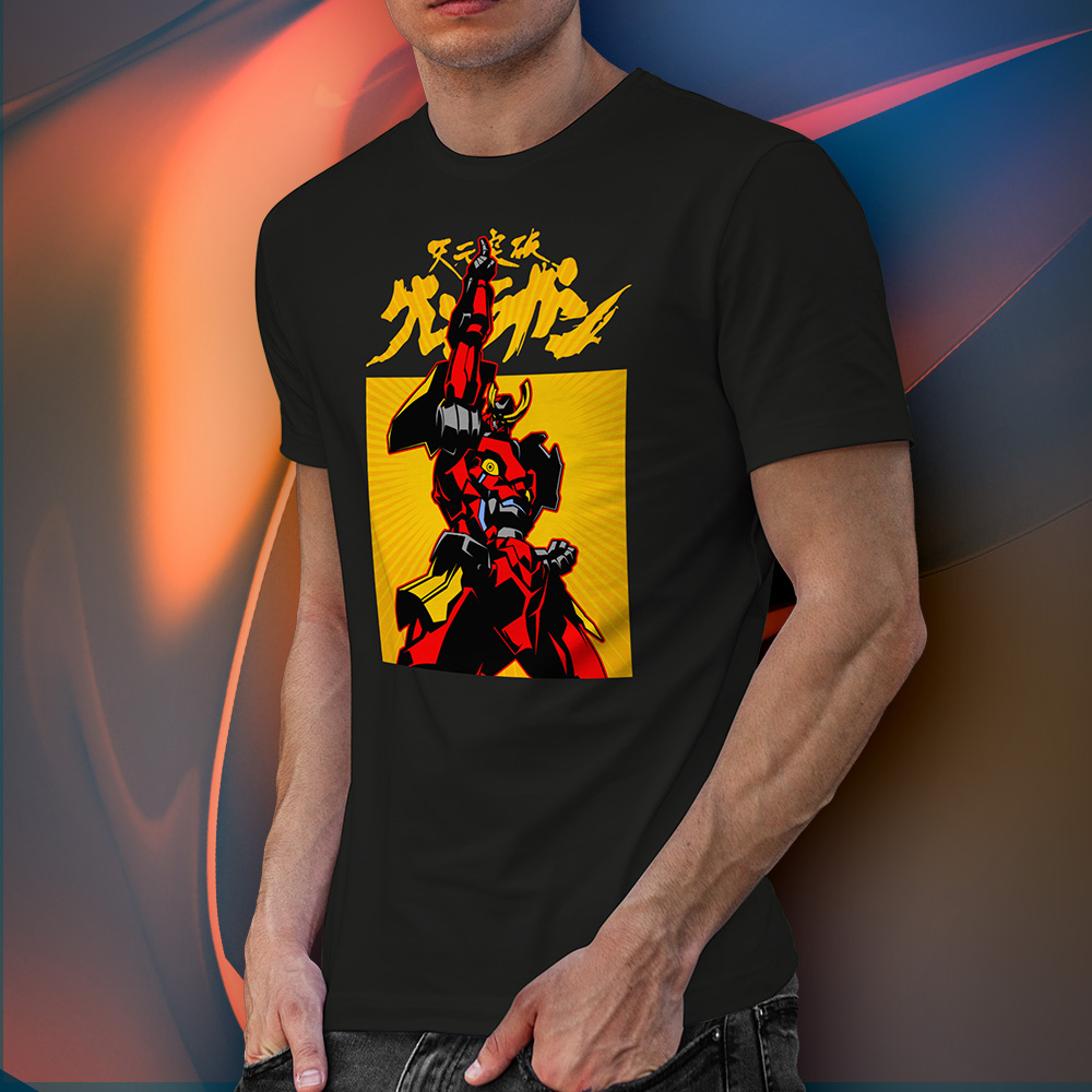Eco Tshirt | Gurren Cover <i class="fa fa-leaf" style="color:#02b620;"></i> - Image 2