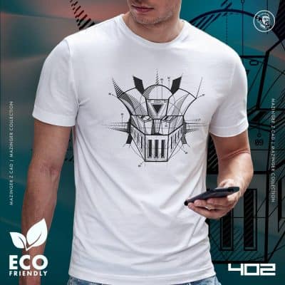 Eco Tshirt | Mazinger Z CAD <i class="fa fa-leaf" style="color:#02b620;"></i>