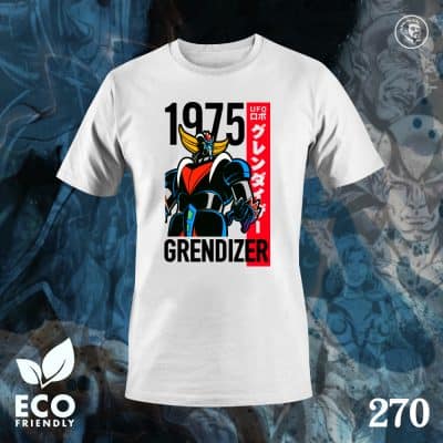 Eco Tshirt | Grendizer 1975 <i class="fa fa-leaf" style="color:#02b620;"></i>