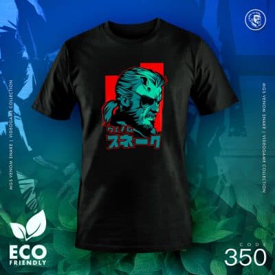 Eco Tshirt | MGS Venom Snake <i class="fa fa-leaf" style="color:#02b620;"></i>