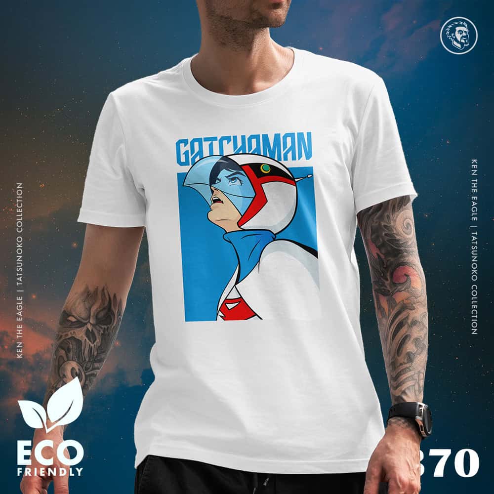 Eco Tshirt | Gatchaman Ken <i class="fa fa-leaf" style="color:#02b620;"></i>