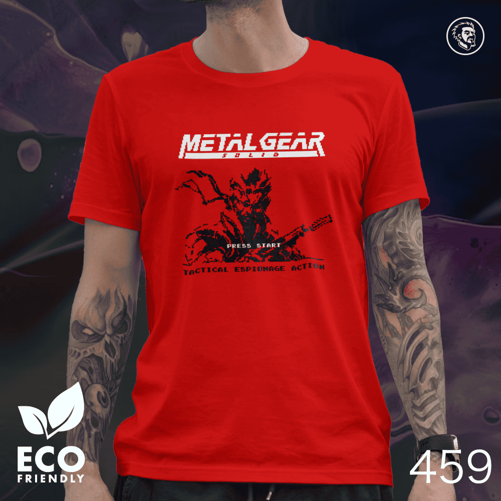 Eco Tshirt | snake Pixel <i class="fa fa-leaf" style="color:#02b620;"></i>